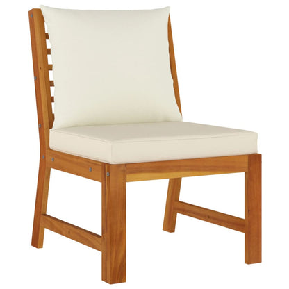 Vidaxl Juego Comedor Jardín Y Cojines 7 Piezas Madera Maciza Acacia_5