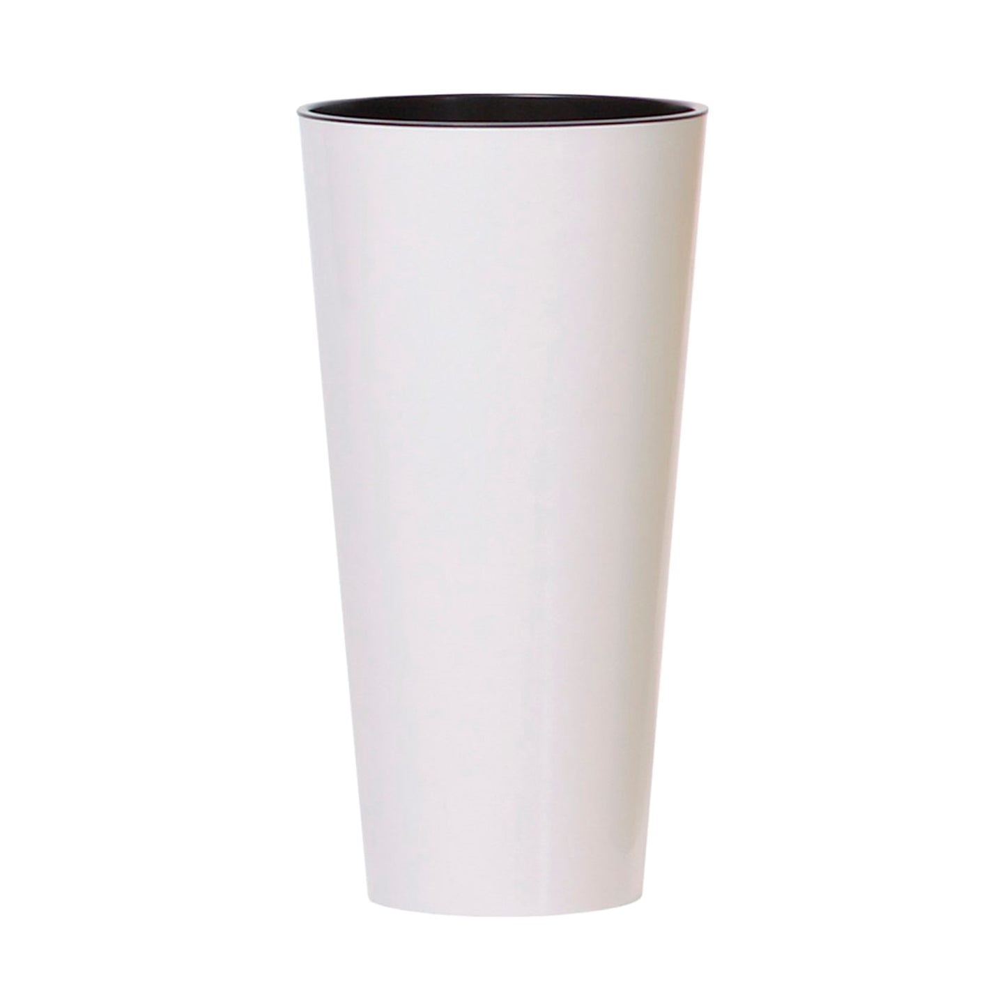 Maceta Brillo Tubus Slim 15,5l., Dimensiones (mm) 250x250x476, Color Blanco_0