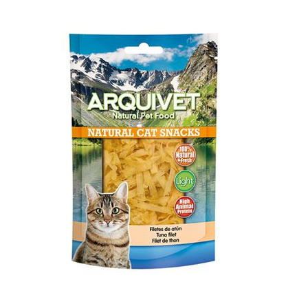 Filetes de atún Arquivet 50 g Snack natural para gatos
