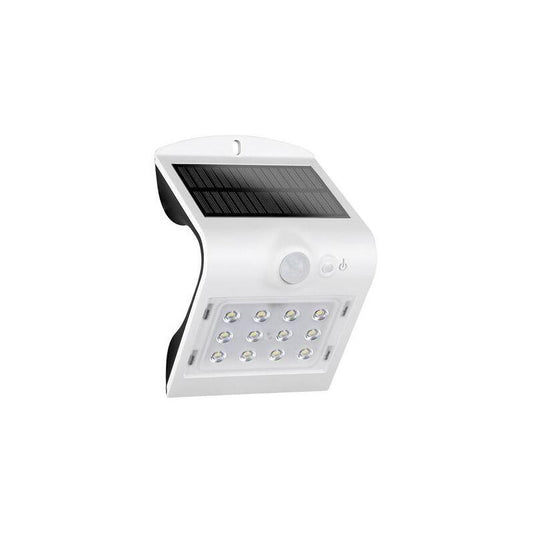 Elbat Aplique Led Solar - 1.5w - 220lm - Doble Iluminacion - Blanco_0