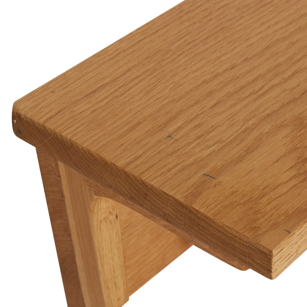 Perchero De Madera Maciza De Roble 60x16x16 Cm_4