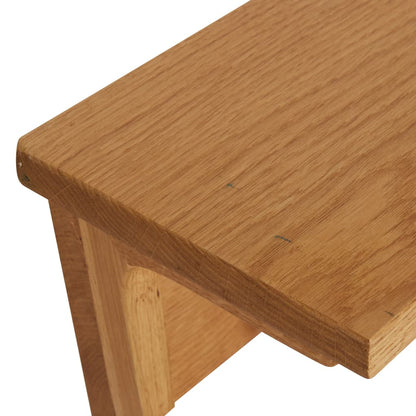 Perchero De Madera Maciza De Roble 60x16x16 Cm_4
