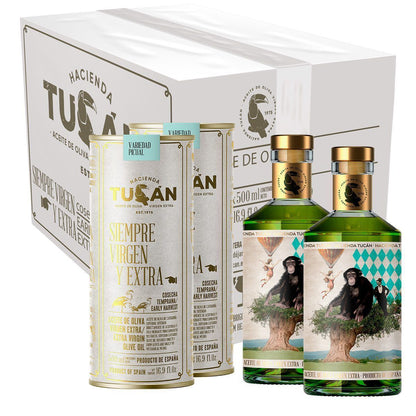 Botella De 500ml Aceite De Oliva Virgen Extra Picual Con Estuche_2