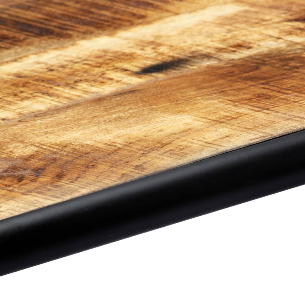 Mesa De Comedor Madera Maciza De Mango Rugosa 118x60x76 Cm_4