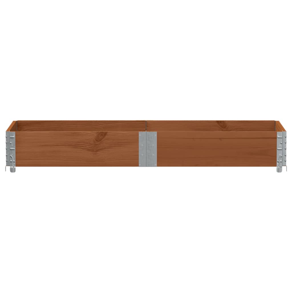 Jardinera De Madera Maciza De Pino Marrón 150x50 Cm_2
