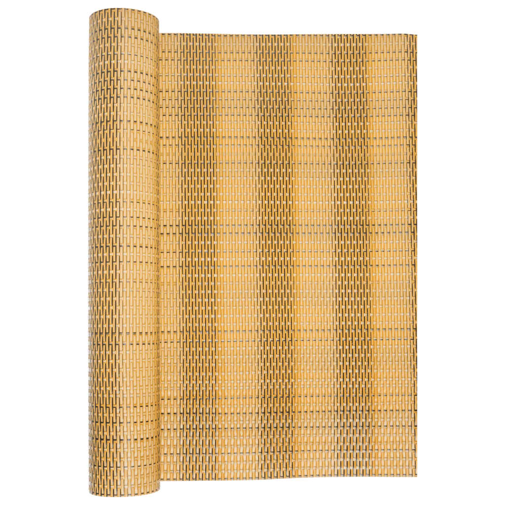 Toldo Para Balcón Ratán Sintético Marrón Claro 1000x90 Cm / Vetonek_1