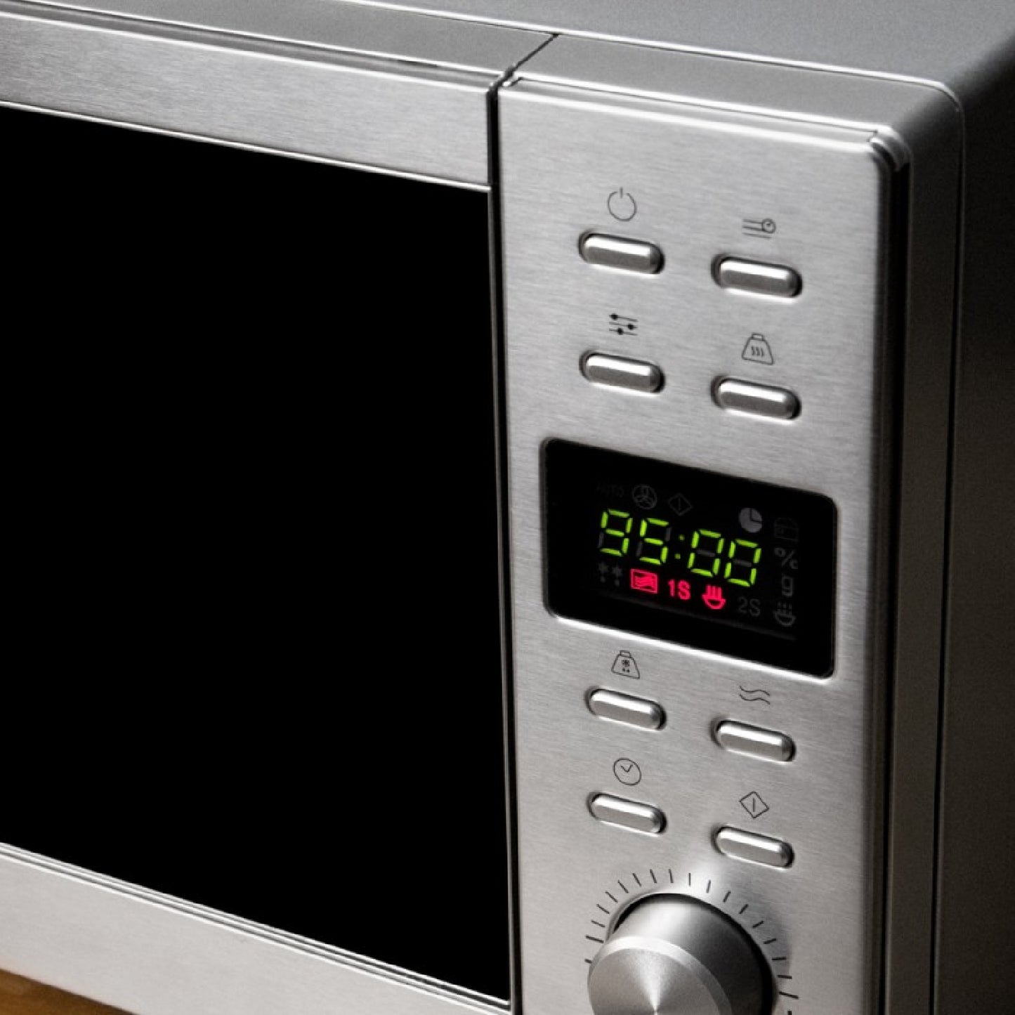 Microondas Sin Plato Digital Grandheat 2000 Flatbed Steel. 700 W En 6 Niveles, Capacidad 20 Litros, 8 Funciones Preconfiguradas, Quick Start, Tempor_2