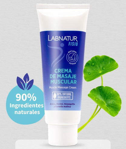 Labnatur Fisio Crema de Masaje Muscular 125 ml | Preparación y Recuperación de Músculos y Ligamentos | NATURAL_3