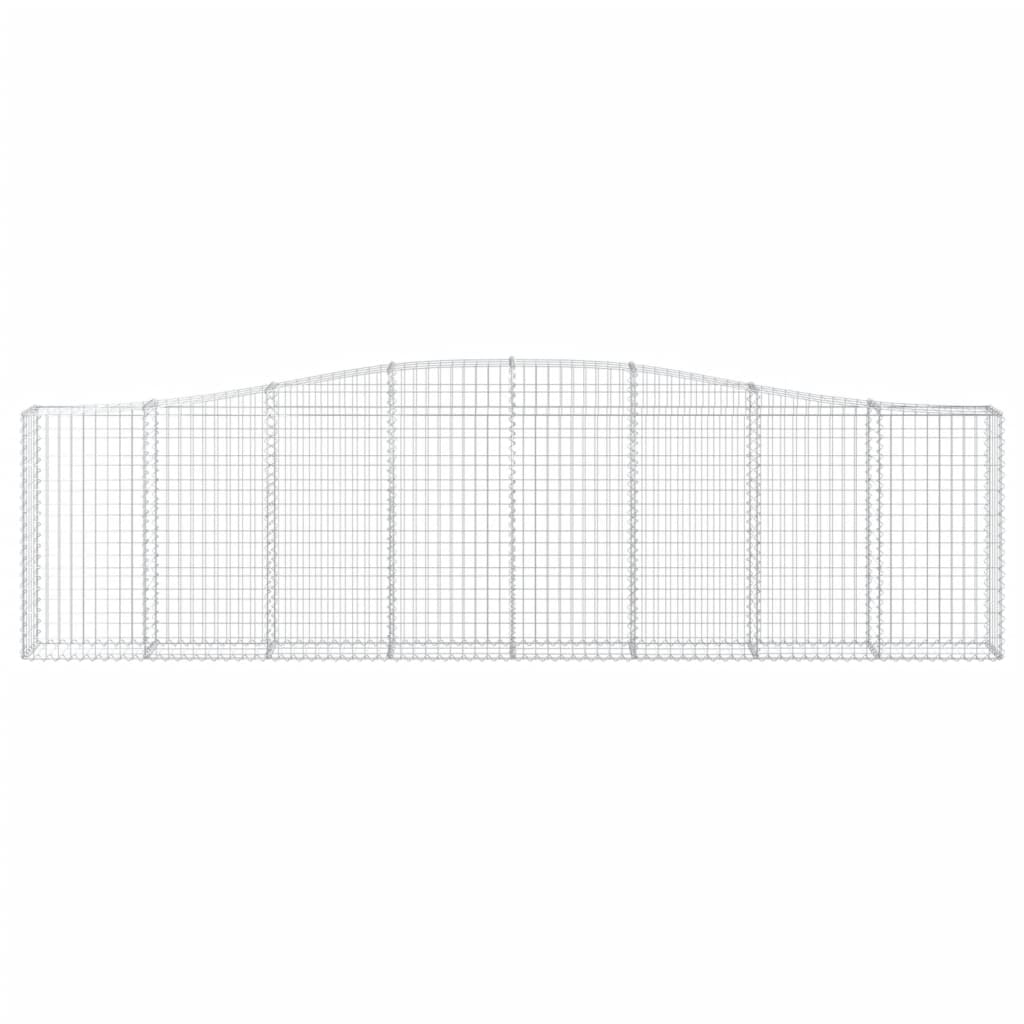 Cestas De Gaviones 20 Uds Forma De Arco Hierro 400x30x100/120cm_3