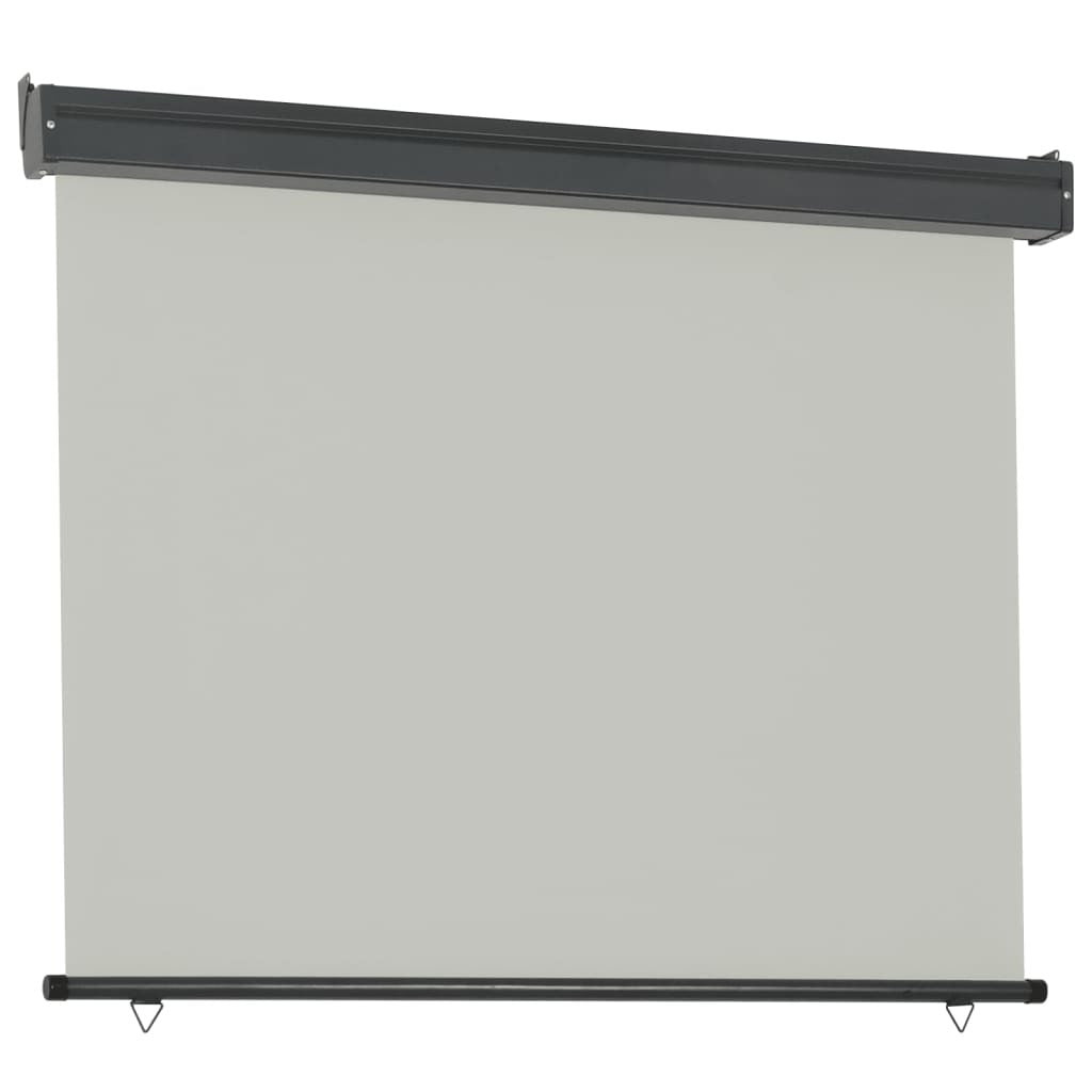 Vidaxl Toldo Lateral De Balcón Gris 122x250 Cm_4