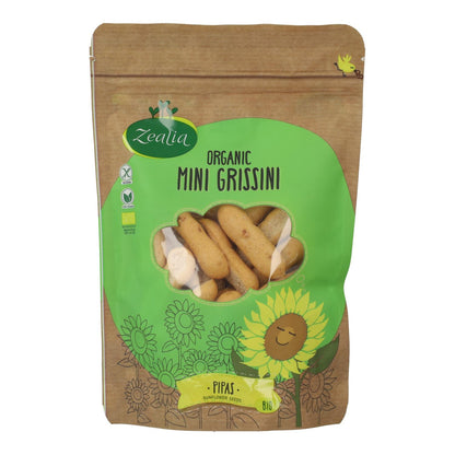 Mini Grissini Colines con Pipas BIO Sin Gluten Zealia 75 gr