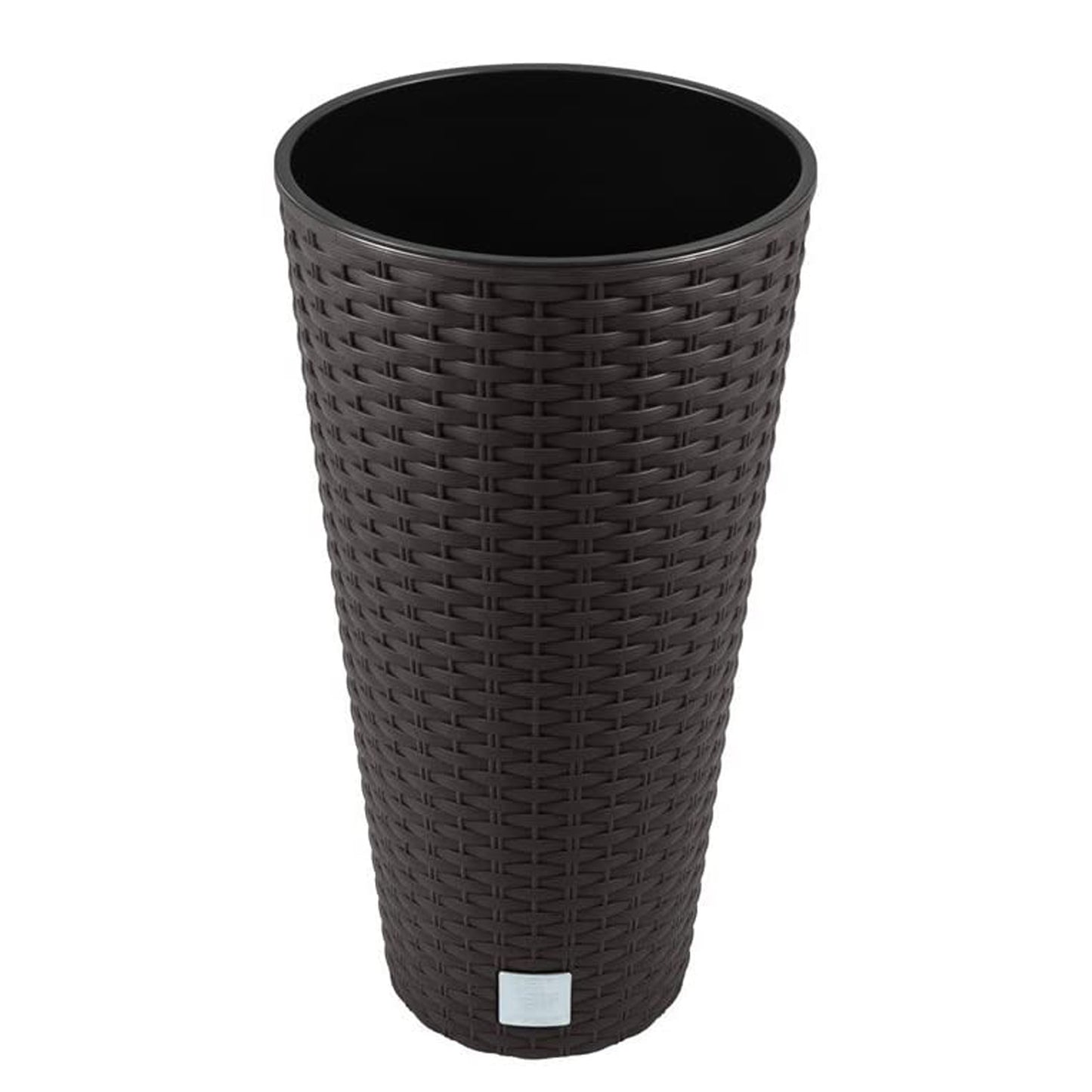 Maceta Rato De 27 Litros Con Inserto 30 X 30 X 57,2 Cm En Color Ocre Oscuro_0