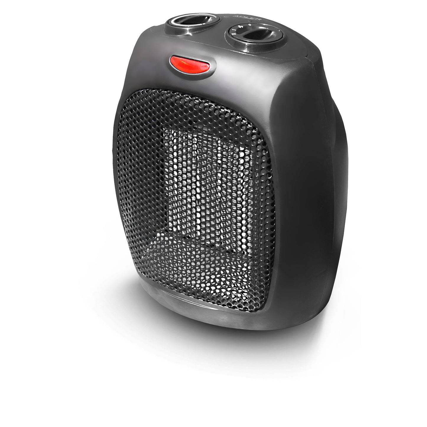 Calefactor Cerámico Portátil Ptc, Termostato Regulable, 2 Niveles Potencia, Función Ventilador Adler Ad 7702, Negro_5