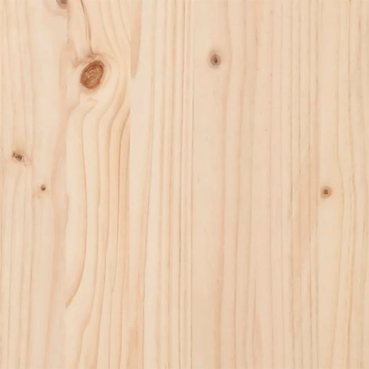 Tumbona De Madera Maciza De Pino 205x70x31,5 Cm / Vetonek_0