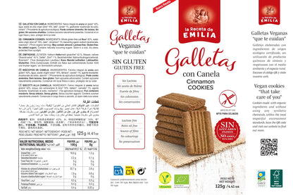 Galletas Con Canela sin Azucares Añadidos 125 Gr._1