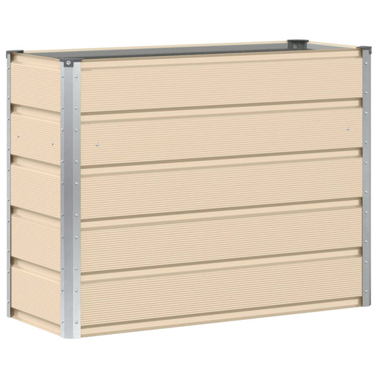Jardinera Marfil 100 X 40 X 75 Cm Acero_0
