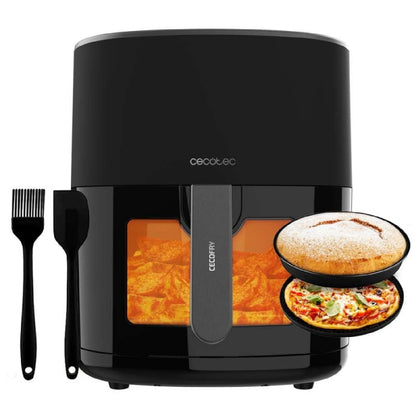 Freidora De Aire Sin Aceite De 6'5l Cecofry Fantastik Window 6500 Pack Ventana 1700w, Tecnología Perfectcook, 12 Modos De Cocinado, Táctil, Regulabl_0