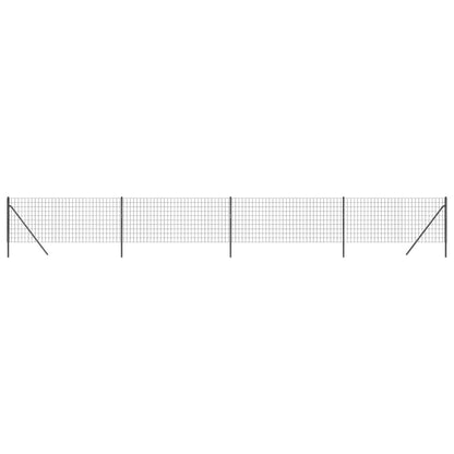 Cerca De Alambre De Acero Galvanizado Gris Antracita 1,1x10 M / Vetonek_0