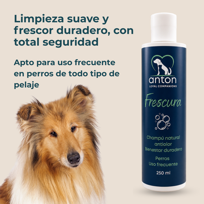 Champú natural para el control de olores en perros – 250 ml_1