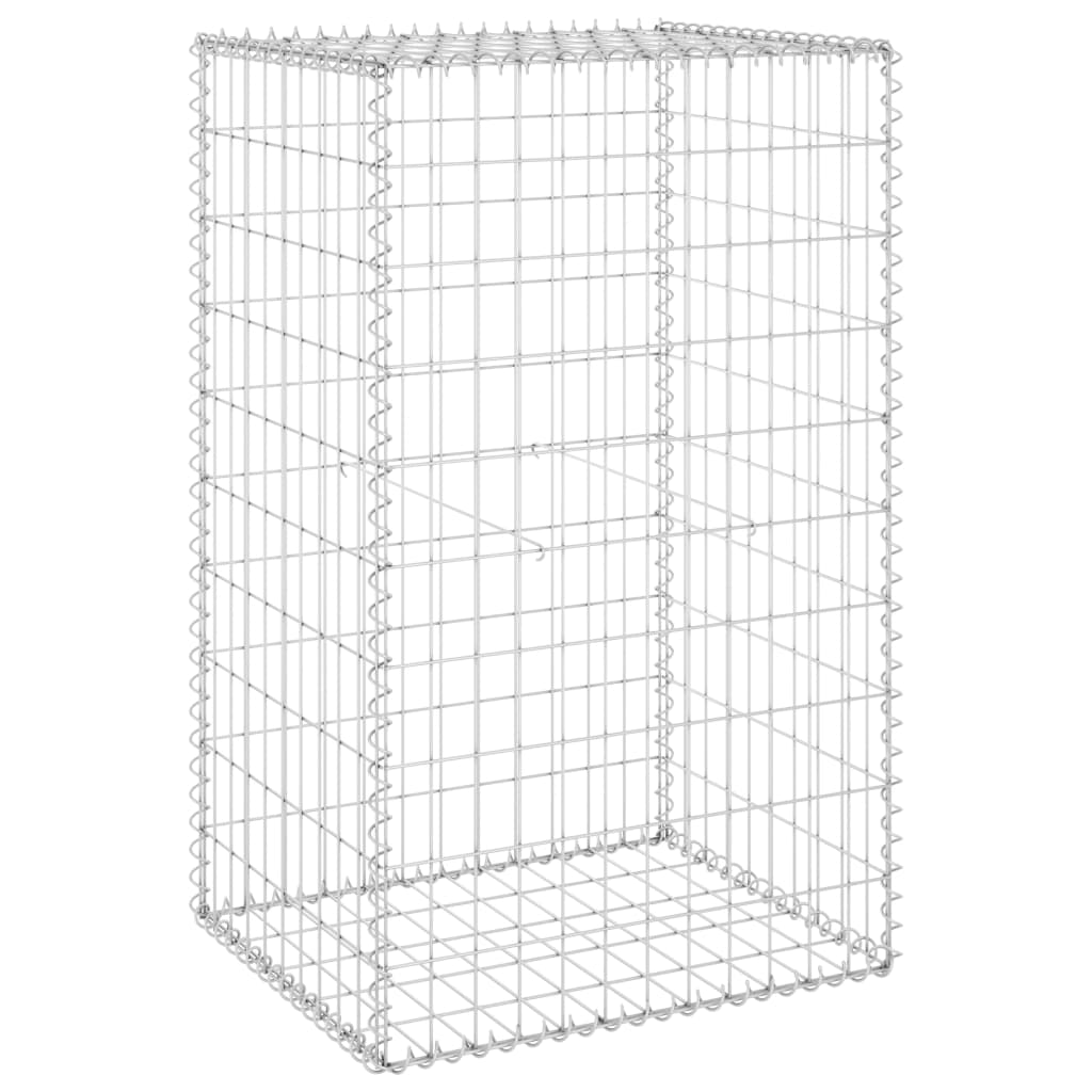 Muro De Gaviones Con Cubiertas Acero Galvanizado 60x50x100 Cm / Vetonek_4