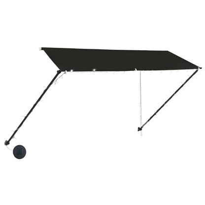 Toldo Retráctil Con Led Gris Antracita 300x150 Cm_2