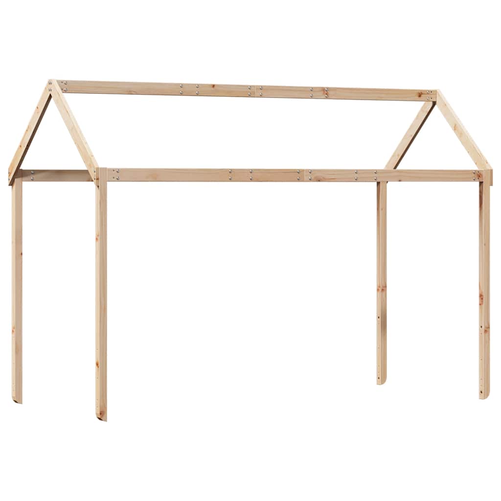 Techo De Cama Infantil Madera Maciza Pino 207x95,5x159 Cm_0