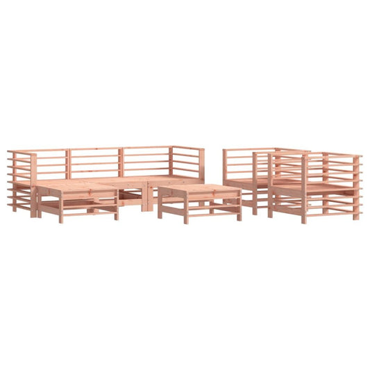 Vidaxl Juego De Muebles De Jardín 7 Pzas Madera Maciza Abeto Douglas_0