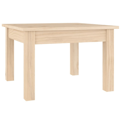 Mesa De Centro De Madera Maciza De Pino 45x45x30 Cm_0