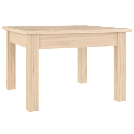 Mesa De Centro De Madera Maciza De Pino 45x45x30 Cm_0