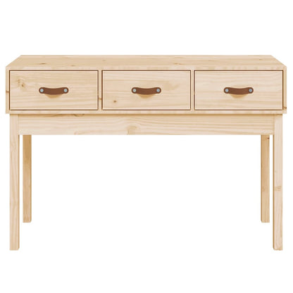 Mesa Consola Madera Maciza De Pino 114x40x75 Cm_1