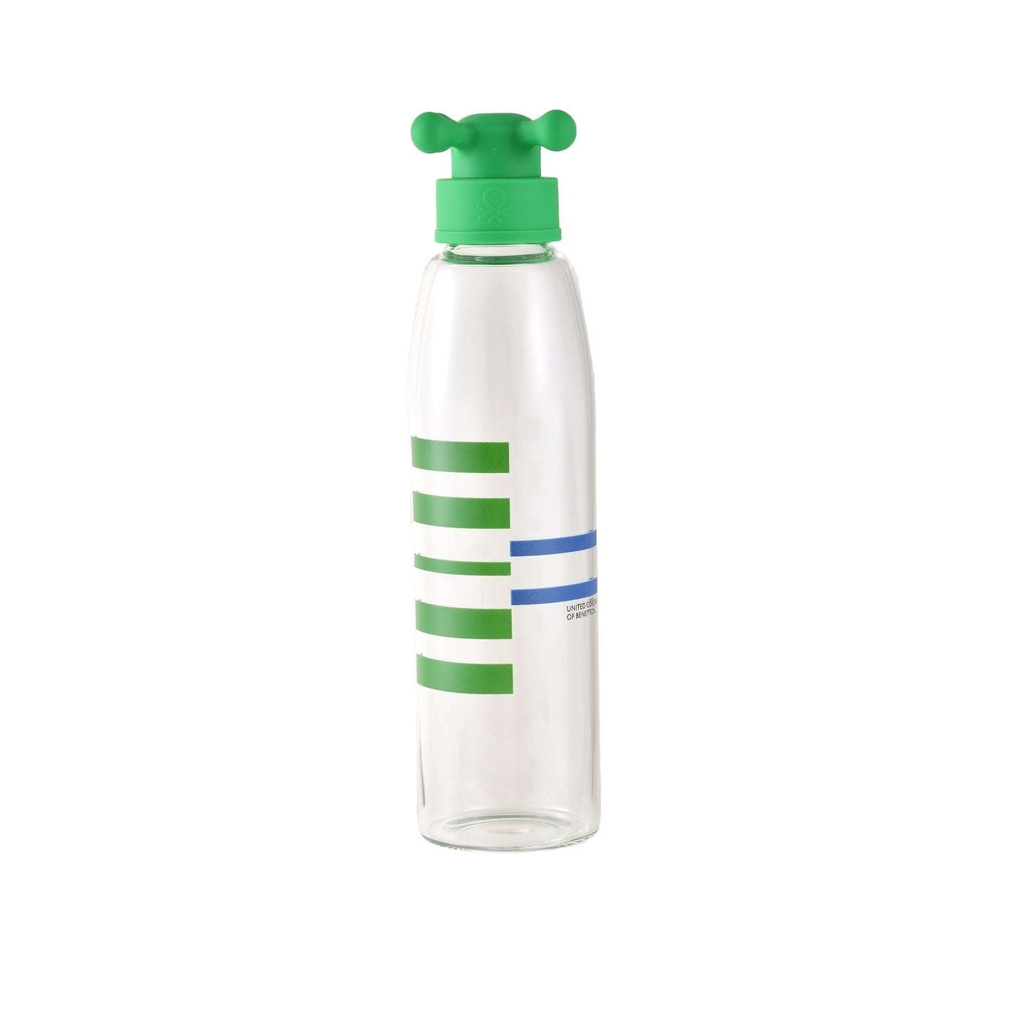 Botella De Agua 500ml Borosilicato Funda Verde Y Tapa De Grifo Rainbow Be_2