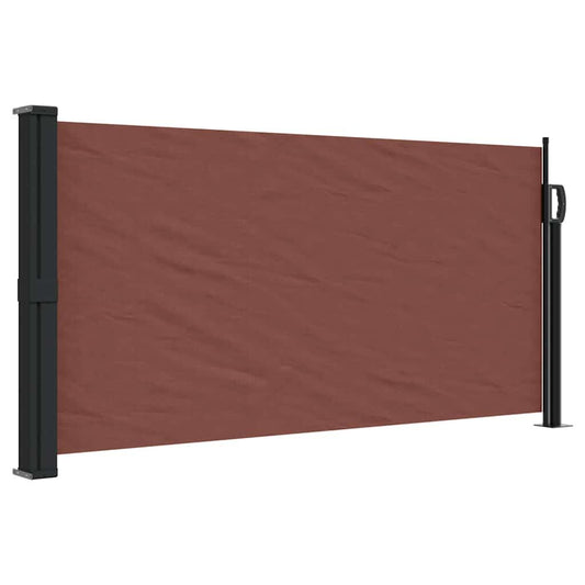 Vidaxl Toldo Lateral Retráctil Marrón 100x300 Cm_0