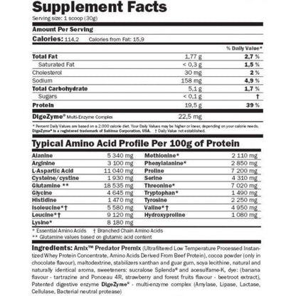 Predator Protein 1 Kg Plátano