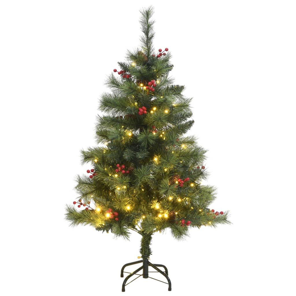 Vidaxl Árbol De Navidad Artificial Con Bisagras 150 Led 150 Cm_0