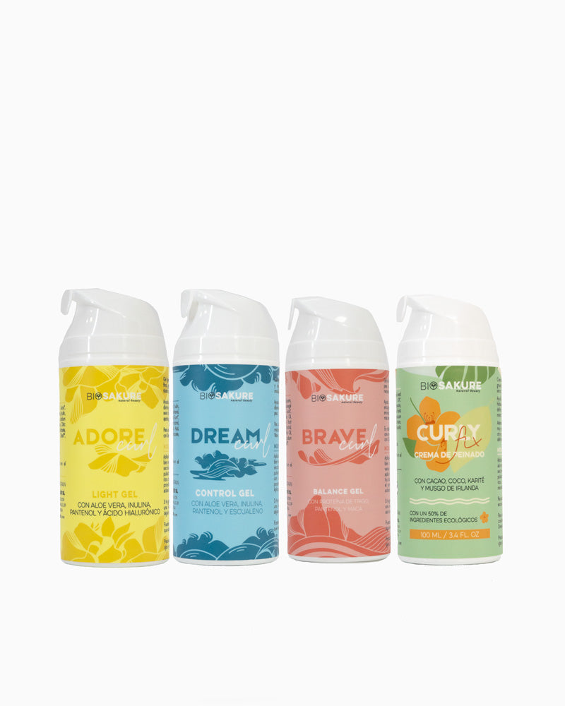 Pack Definición - Combina Los Productos Para Definir Tus Rizos Y Ondas 4 X 100 Ml Bio Sakure_0