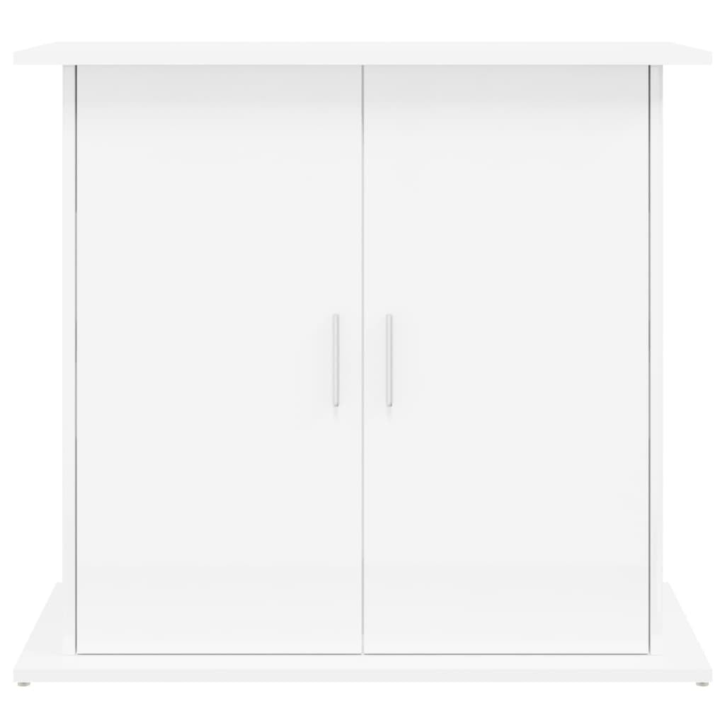 Vidaxl Soporte De Acuario Madera Ingeniería Blanco Brillo 81x36x73 Cm_4