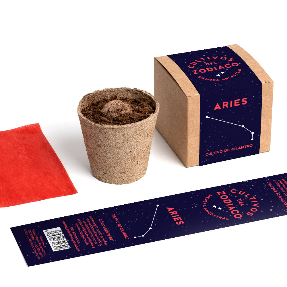 Cultivos Del Zodiaco – Aries | Kit De Cultivo Con Semillas De Cilantro_3