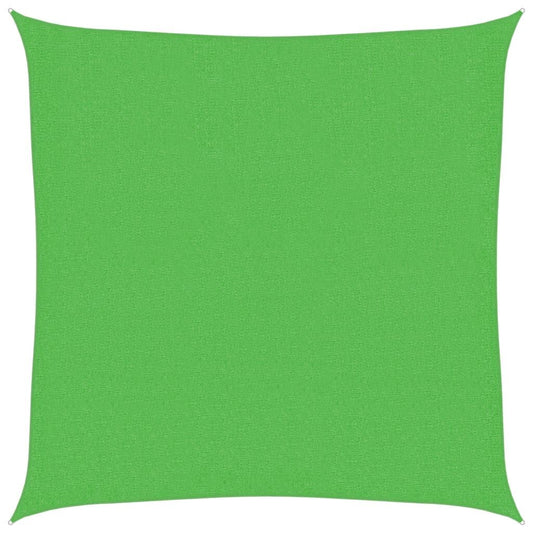 Vidaxl Toldo De Vela Hdpe Verde Claro 160 G/m² 2,5x2,5 M_0