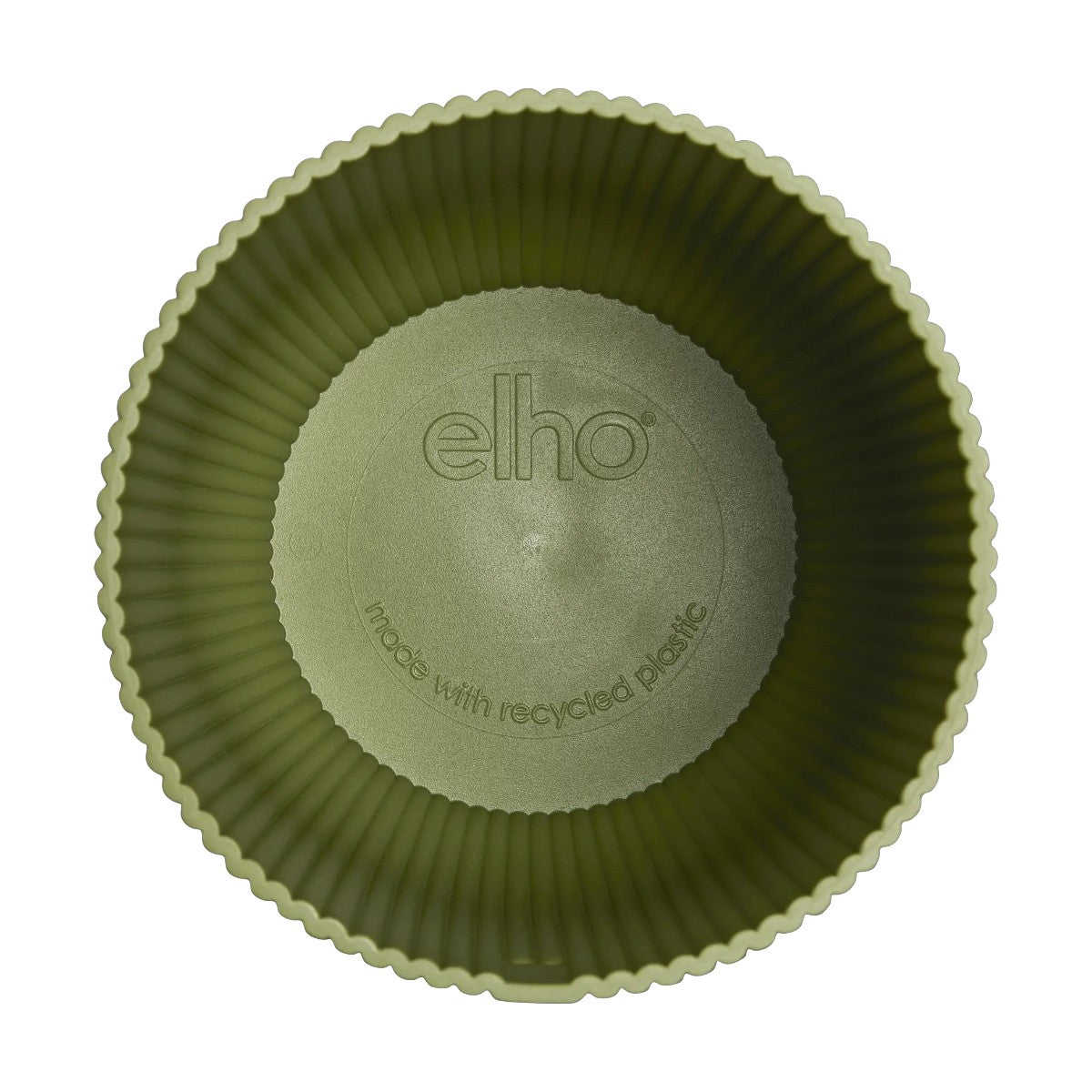 Maceta Verde Helecho Vibes Fold Round Mini Elho 9cm 100% reciclado