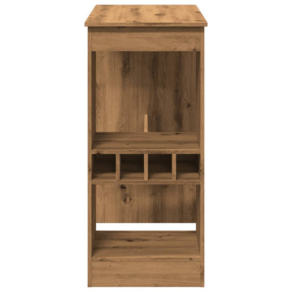 Mesa Alta Con Estantes Madera Roble Artisian 90x47,5x103,5 Cm_3
