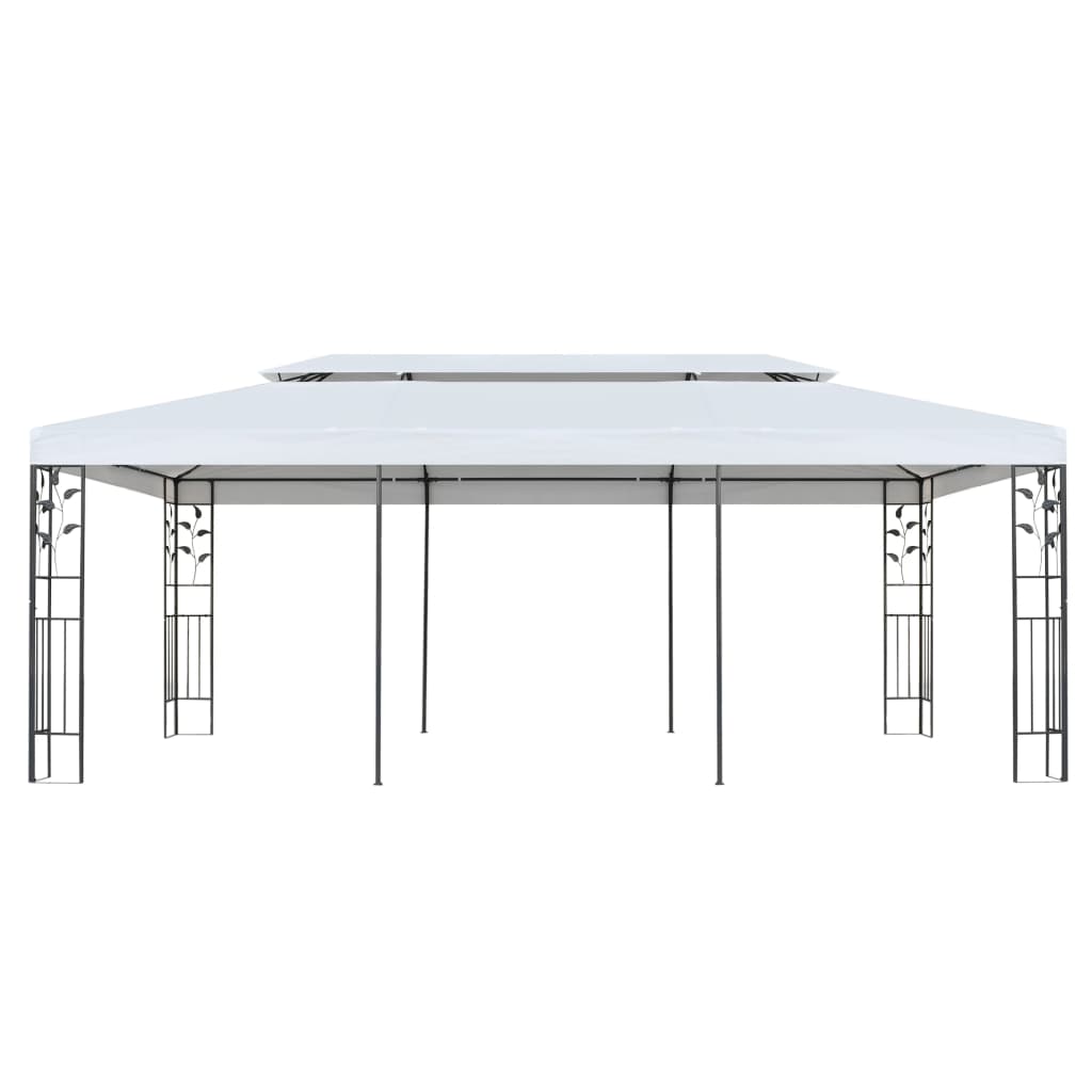 Vidaxl Cenador Blanco 3x6 M_1