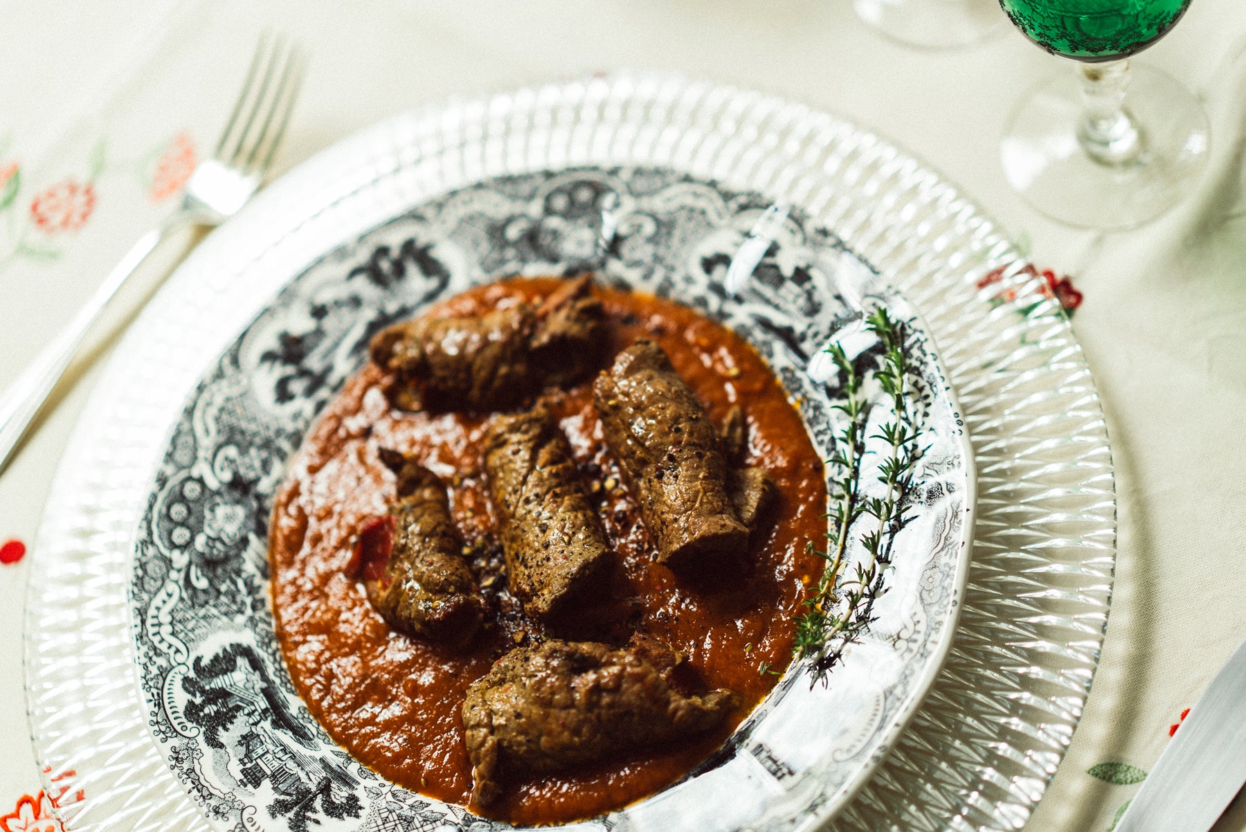 Rollitos De Ternera En Salsa De Pimiento Al Brandy_3