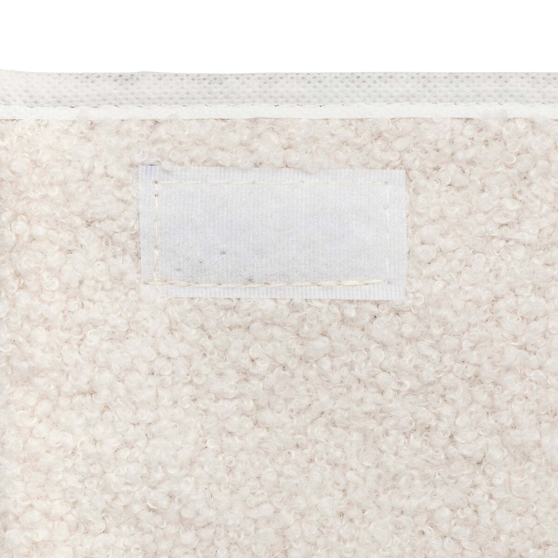 Baúl De Almacenamiento Infantil Yuma Blanco Rizado 36x57cm