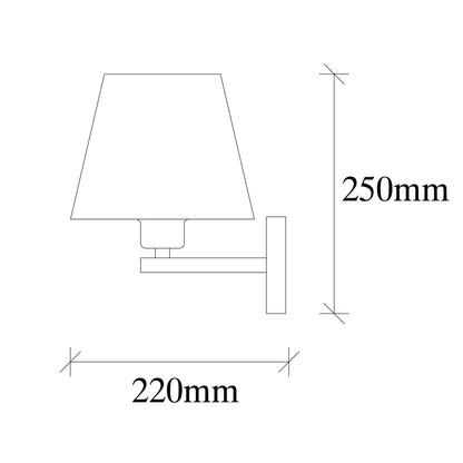 Aplique De Pared, Metal , Negro nickel blanco, 22x25x25, Casquillo E 27 Max 40 W_1