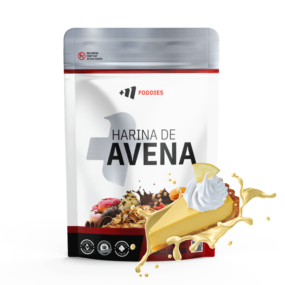 Harina De Avena - 1kg - Tarta De Queso Con Limon - Fuente De Hidratos De Carbono - Masmusculo_0