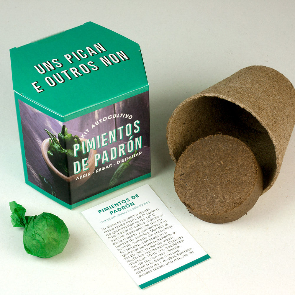 Kit Autocultivo Pimientos De Padrón | Cultiva En Casa Uno De Los Sabores Más Auténticos_1