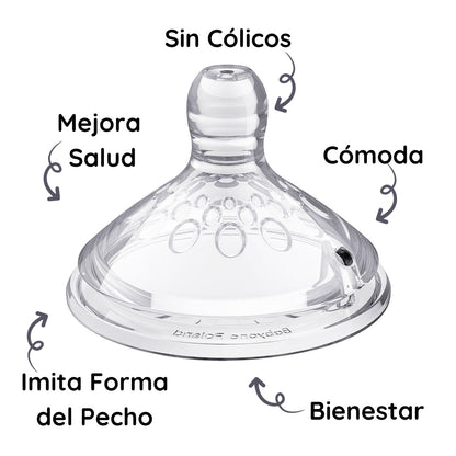 Tetina Anticólico Talla M Flujo Medio Natural Nursing_1