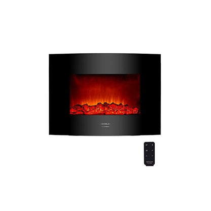Cecotec Chimenea Eléctrica Decorativa De Pared Ready Warm 2200 Curved Flames_1