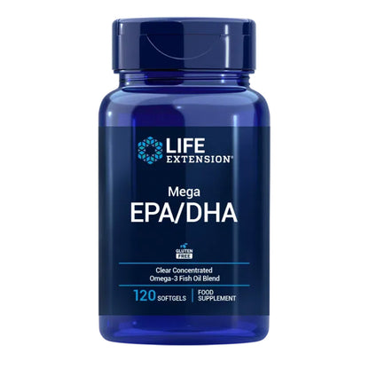 Mega EPA/DHA, Life Extension 120 perlas