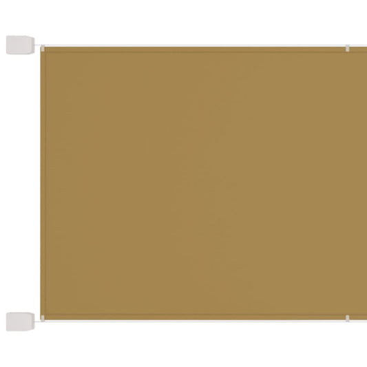 Vidaxl Toldo Vertical Beige 60x600 Cm Tela Oxford_0
